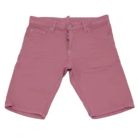 5747AB bermuda bimbo BOY DSQUARED2 pink denim shorts kid