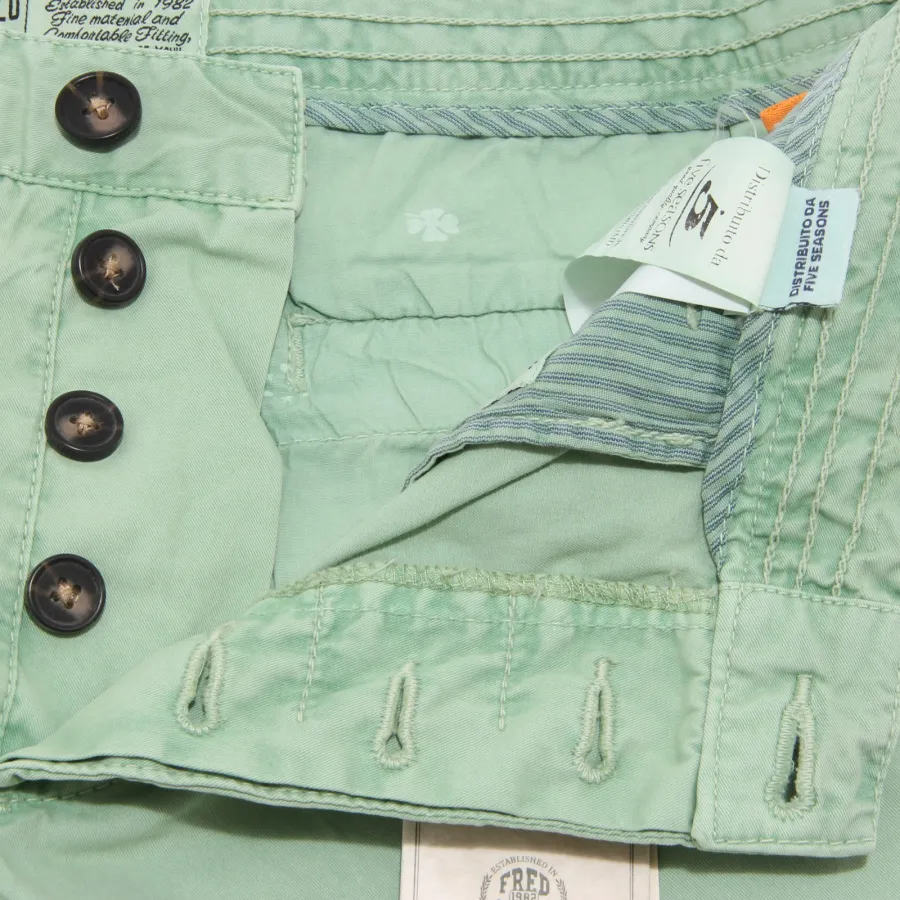 9755P bermuda FRED MELLO verde menta pantalone corto uomo short men