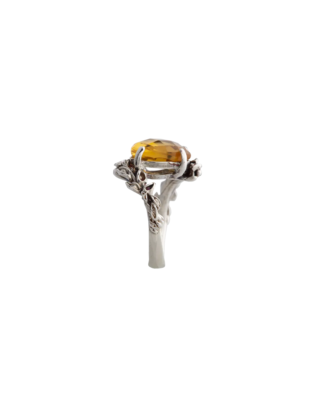 Anello Cuore giallo