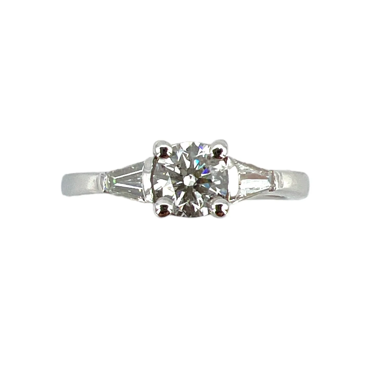 Anello solitario oro bianco 750% diamante certificato GIA America Art.2971918