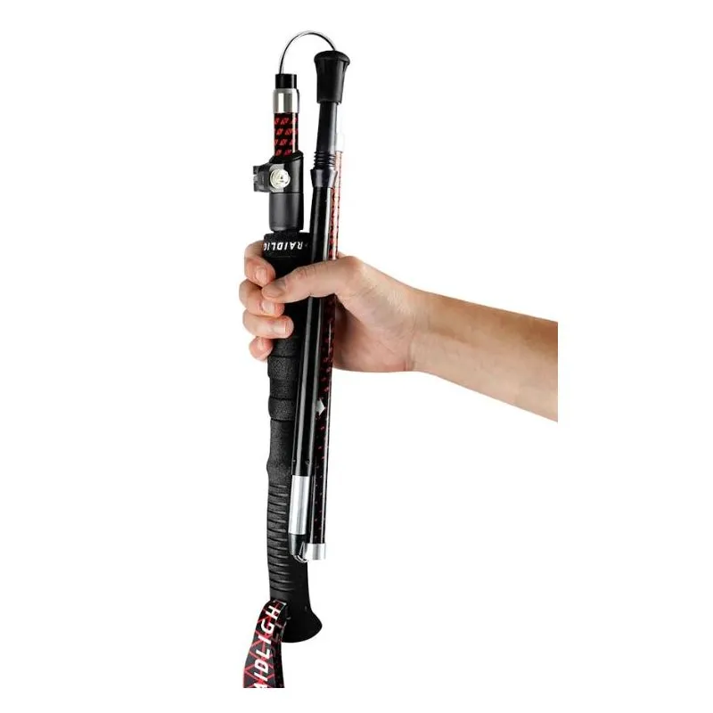 Bastoncini da trail Raidlight Avatara Hybrid Carbon (neo Red) uomo