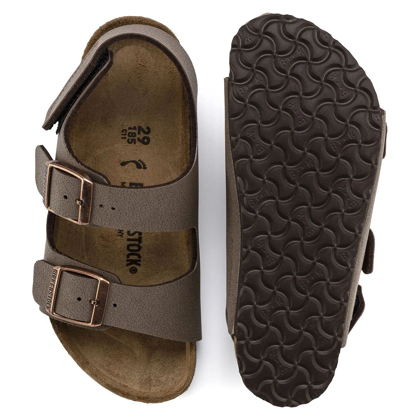 Birkenstock Milano HL Kids Mocca - Sandali Bambino Marroni    