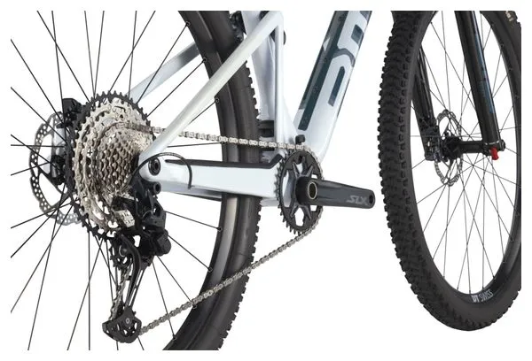 BMC Fourstroke Three Full Suspension MTB Shimano SLX 12S 29'' Blu petrolio scuro Sabbia Bianco 2024