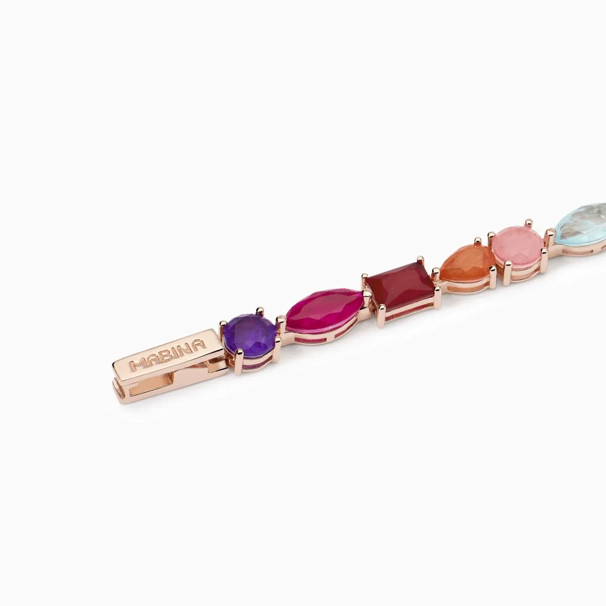 Bracciale placcato oro rosa con fusion stone    Santorini