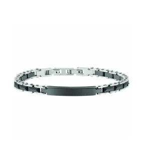 Bracciale Uomo Sector Ceramic Acciaio Nero SAFR06