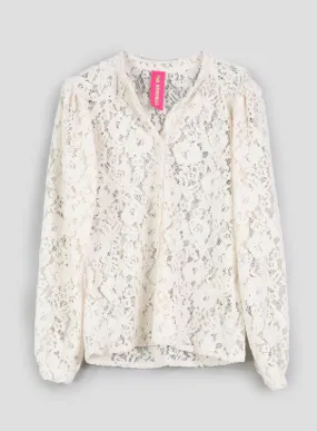CAMICIA DI PIZZO BIANCO