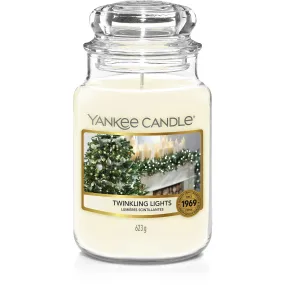 Candela Yankee Candle Giara, Grande Natale colore Bianco