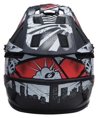 Casco Integrale O'Neal BACKFLIP BOOM Nero / Bianco