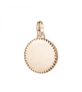 Charm donna gioielli Brosway Très Jolie in acciaio 316L pvd oro rosa engravable btjm361