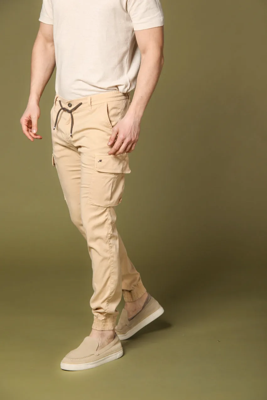 Chile Elax pantalon cargo homme en twill avec  cordon de serrage extra slim