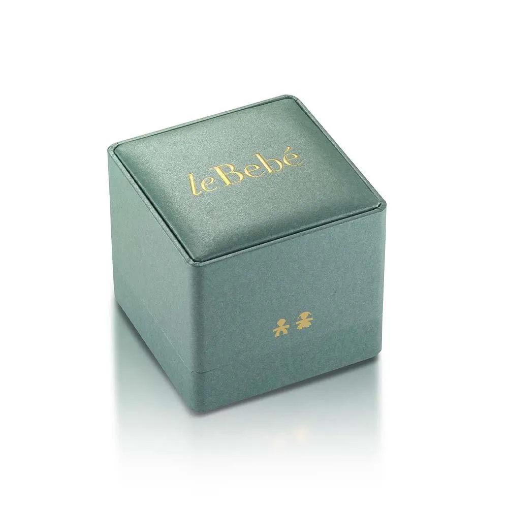 Collana leBebe LBB730 Les Petits sagoma bimbo oro giallo diamante ct 0,0035