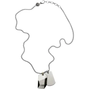 collana uomo gioielli Diesel Double Dogtags