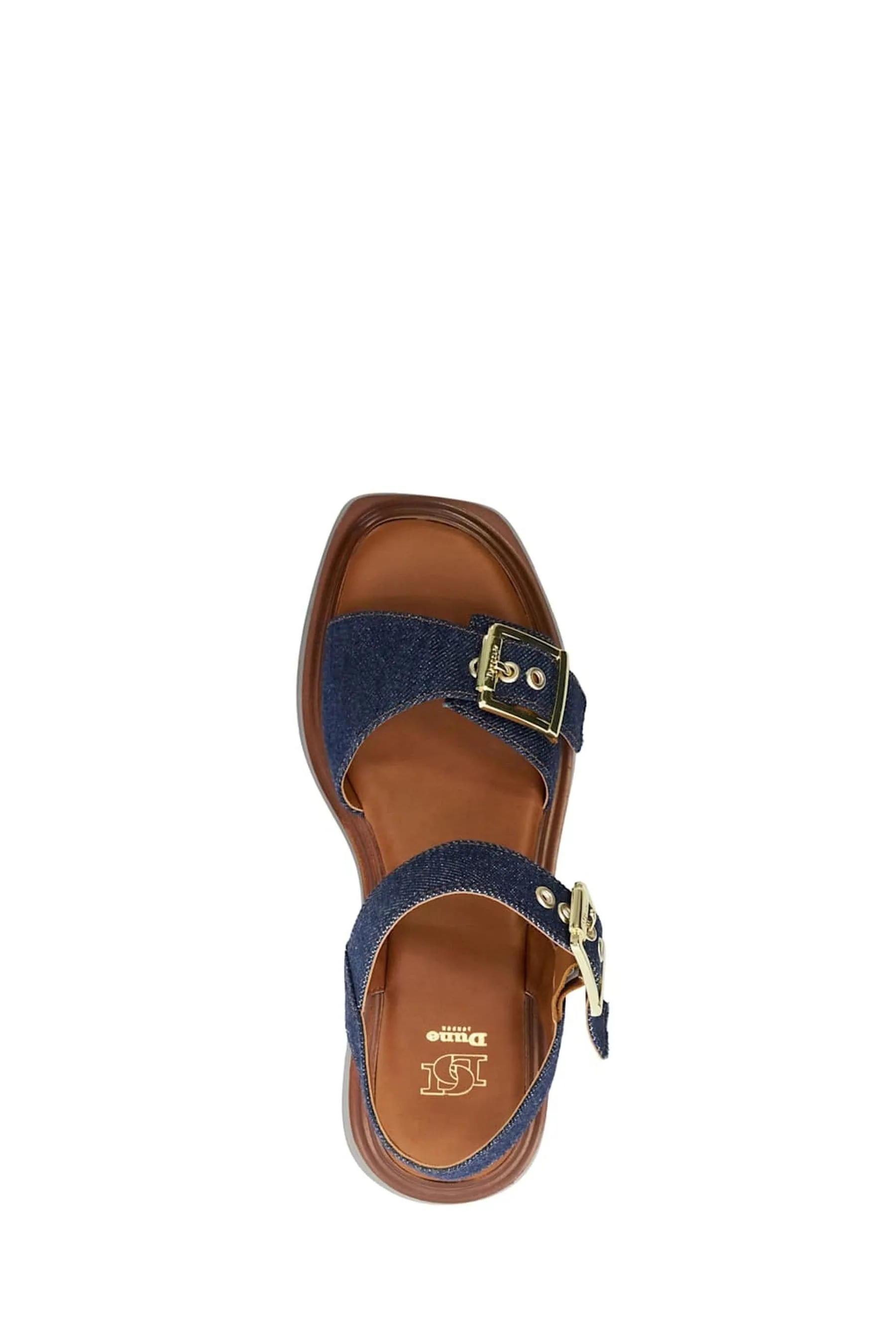 Dune London - Loells - Sandali flatform con fibbia    