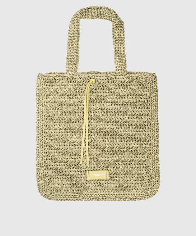Gianni Chiarini Shopper verde traforata VICTORIA BS10790SMCRH