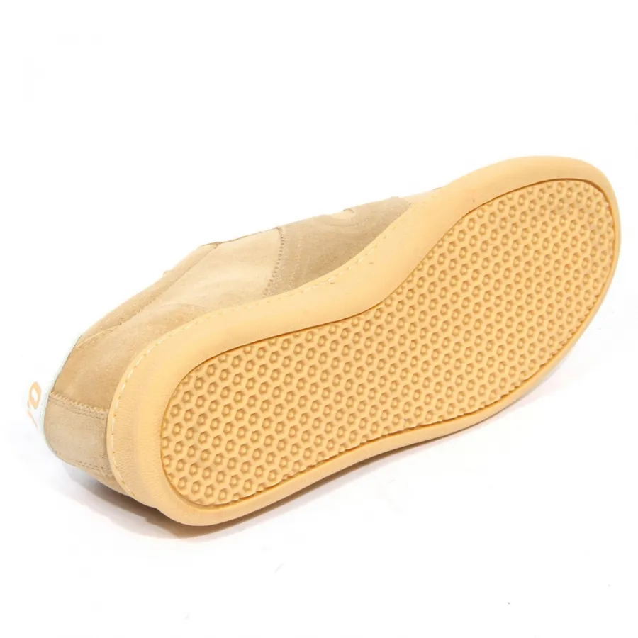 H0061 sneaker uomo PANTOFOLA D'ORO UNLIMITED EDITION camel suede shoes men