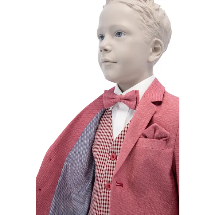 Henk ter Horst costume per bambini 3 pezzi Rosso