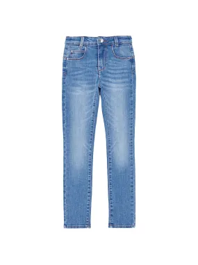 Jeans a vita alta denim medio