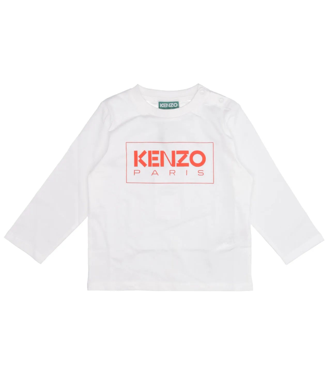 Kenzo Kids | T-Shirt Bianco e Arancio