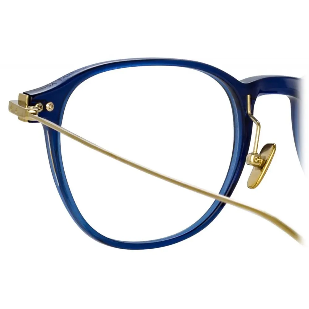 Linda Farrow - Occhiali da Vista Meier D-Frame in Blu - LF16C12OPT - Linda Farrow Eyewear