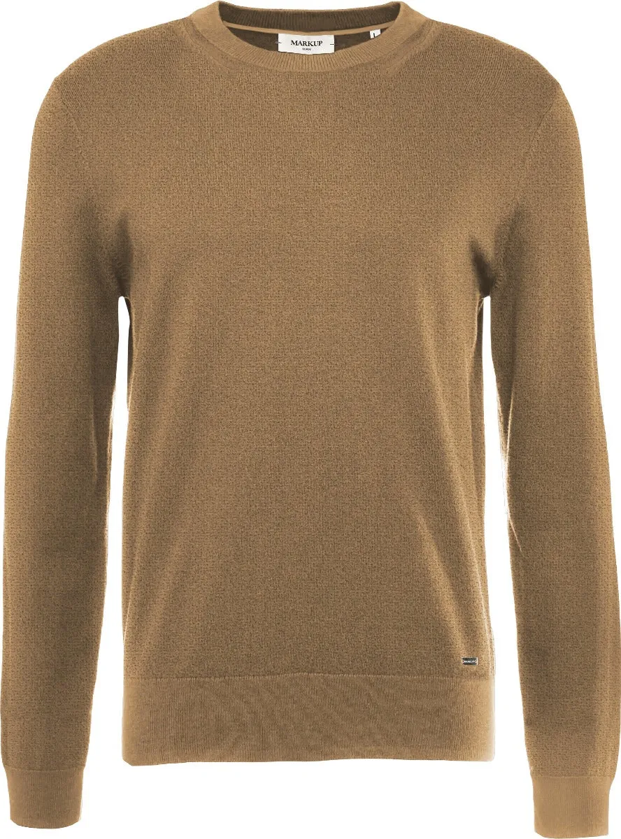 Markup abbigliamento Uomo maglioncino Cammello art.479