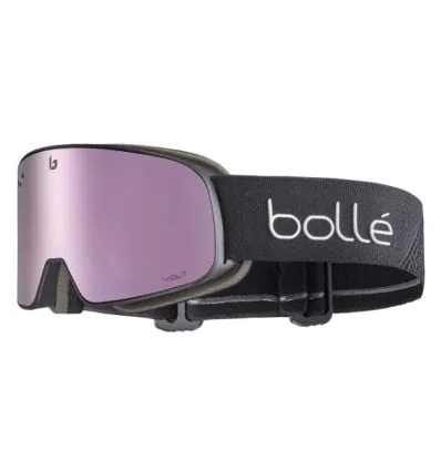 Maschera da sci Bollé NEVADA SMALL (Nero opaco - Rosa Volt) Cat. 2
