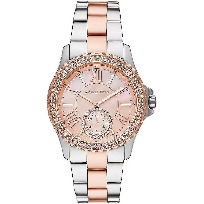 Michael Kors everest acciaio inossidabile oro rosa   