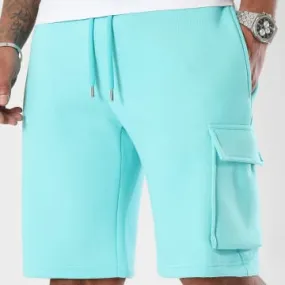 Pantaloncini da jogging Cargo 3289 blu pastello