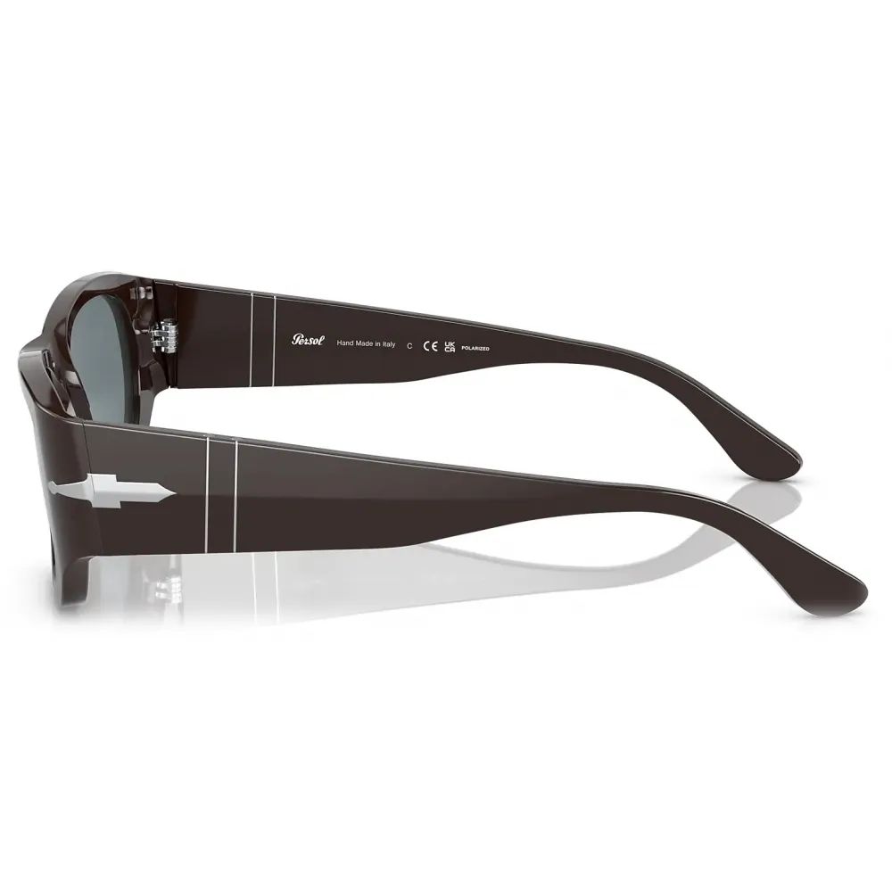 Persol - PO3307S - Marrone / Polarizzata Blu Scuro - Occhiali da Sole - Persol Eyewear