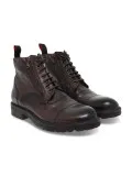 Polacco Jp David STILE INGLESE in pelle marrone