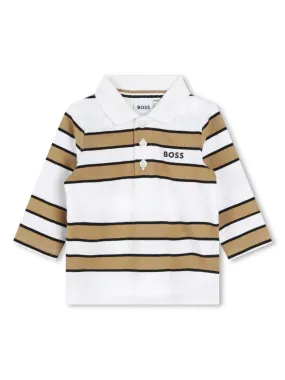 Polo a righe con stampa