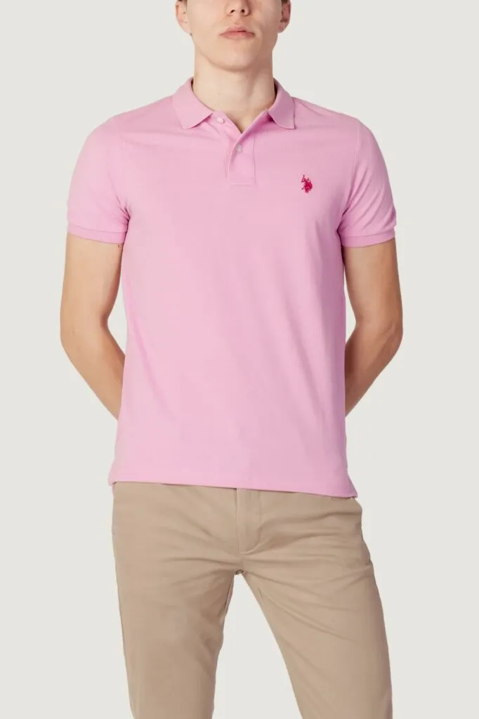 Polo manica corta U.S. Polo Assn. king Rosa