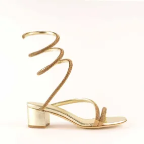 Rago collection sandalo Cleopatra strass platino