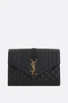  SAINT LAURENT busta in pelle Grain de Poudre matelassé 