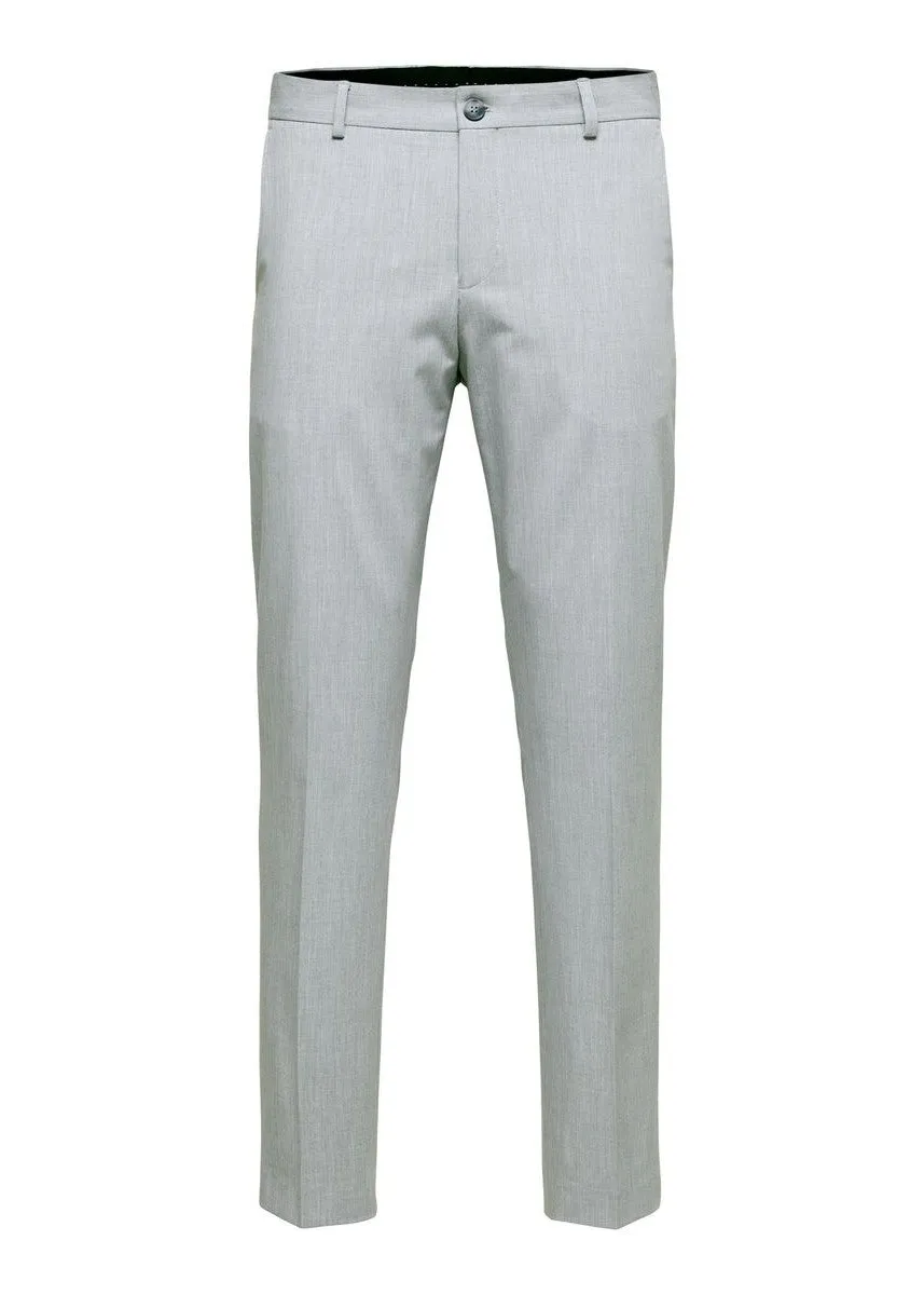 Selected Pantalone classico da Uomo Liam Grigio chiaro