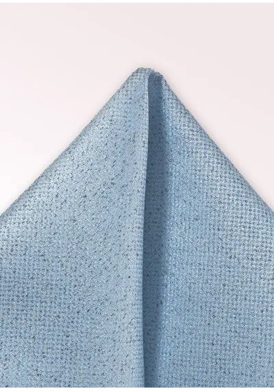 Set: papillon, fazzoletto da taschino e bretelle in blu ghiaccio