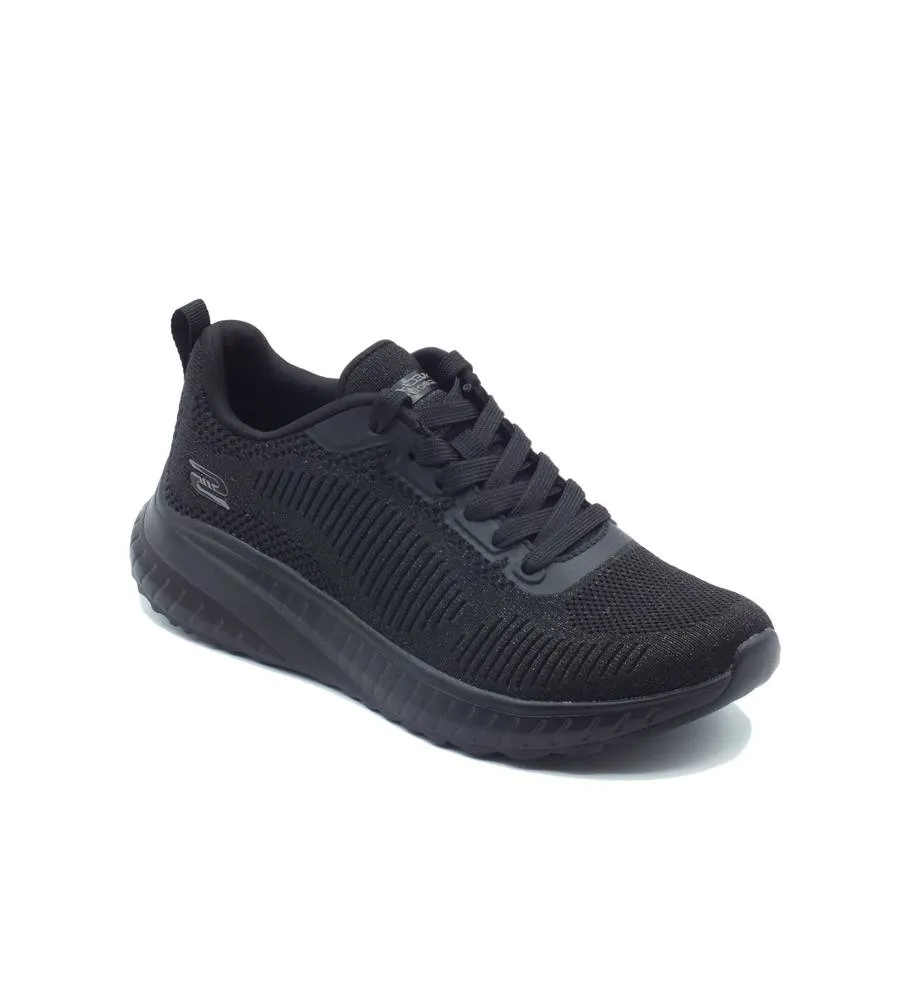 Skechers Bobs Squad Chaos Sparkle Divine 117219 Nero