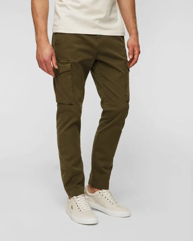 Spodnie cargo męskie Aeronautica Militare Zielone 232pa1545ct3143-39294
