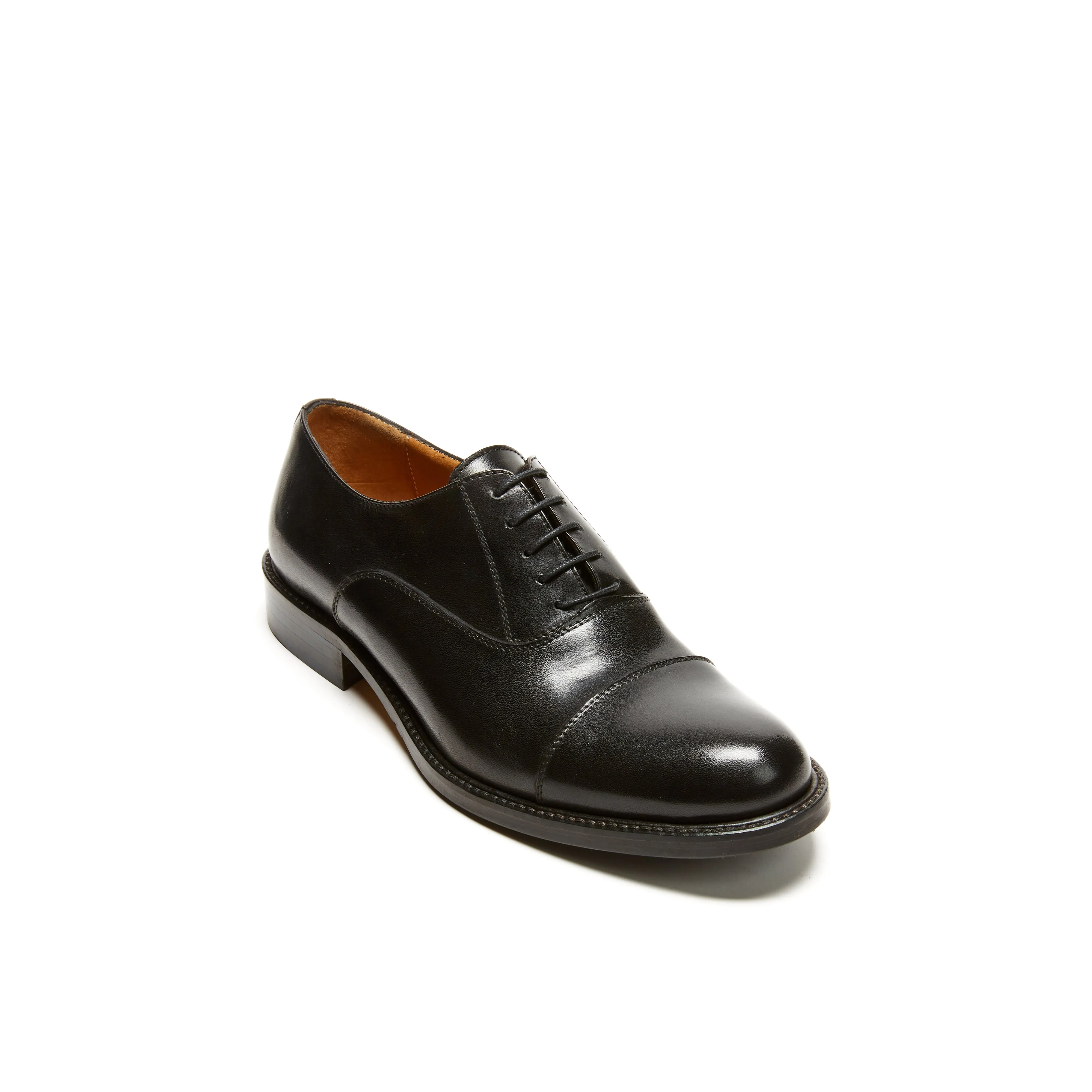 Straight cap oxford black
