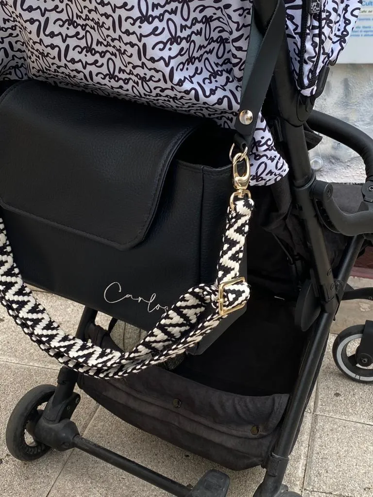Stroller Tokio Nero - Nome ricamato