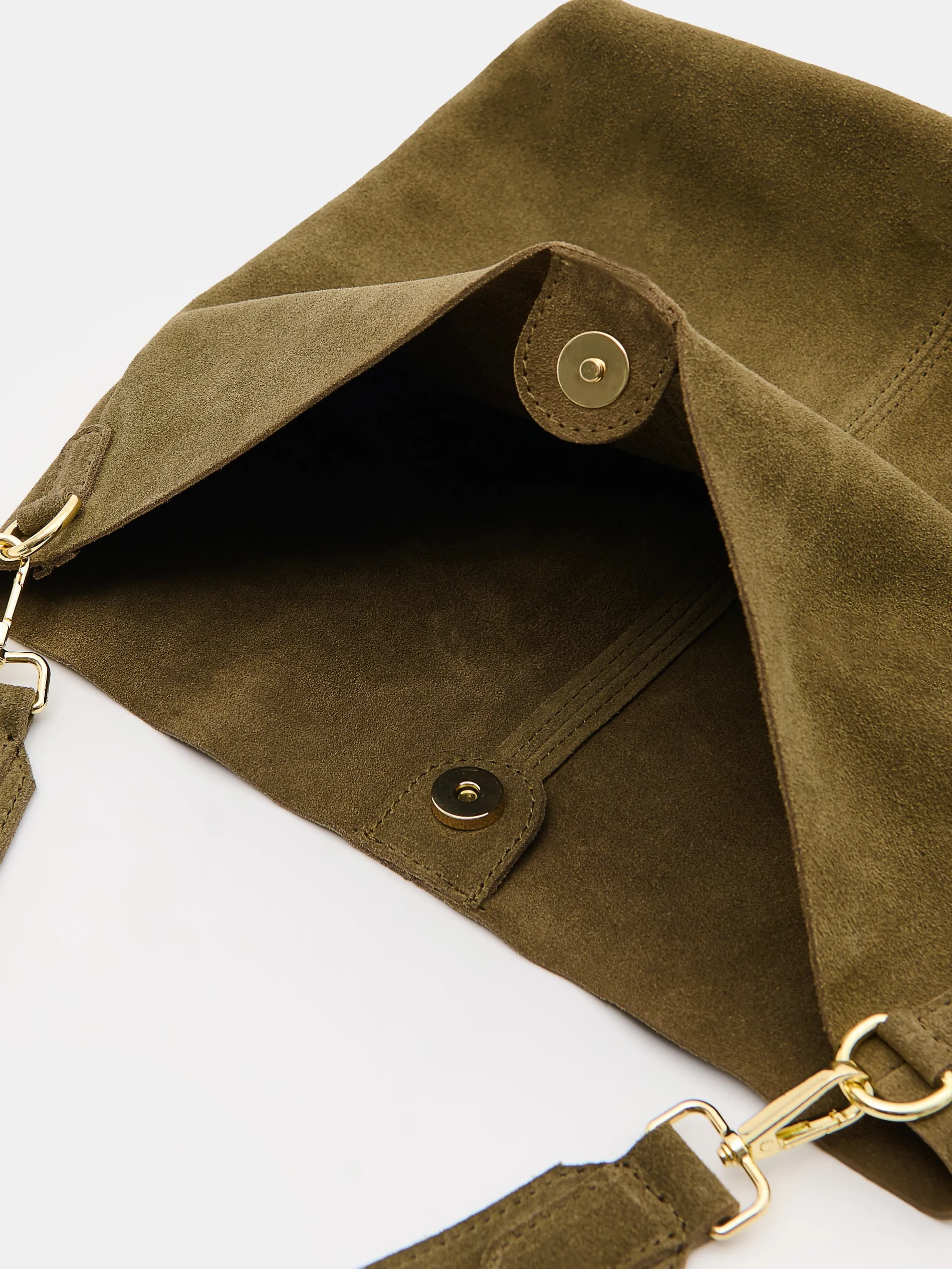 Suede bag