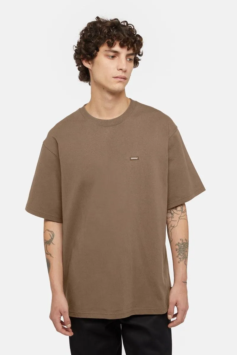 T-Shirt Clancy Heavyweight uomo Marrone