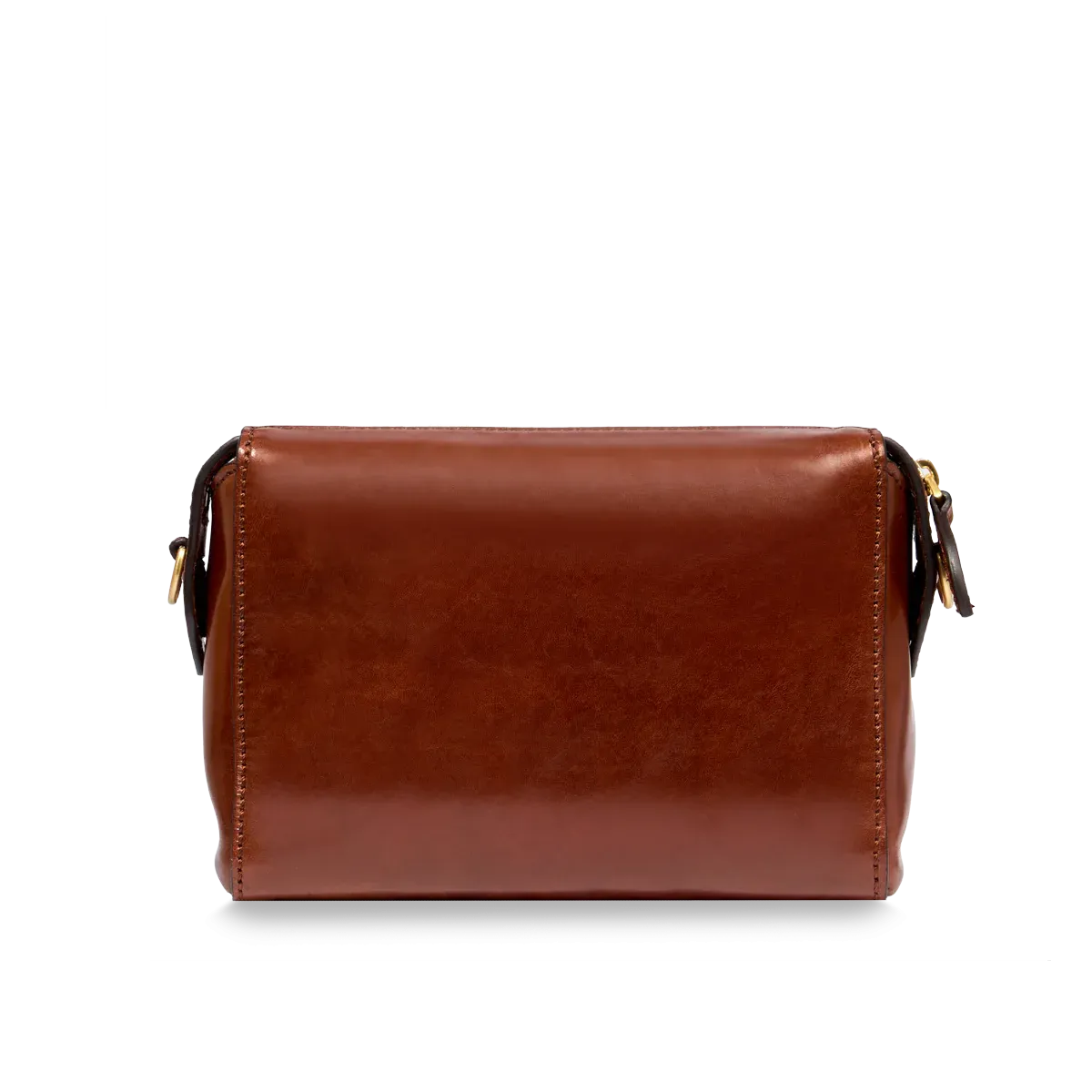 TRACOLLA THE BRIDGE IN PELLE FRIDA 042904 01 14 MARRONE