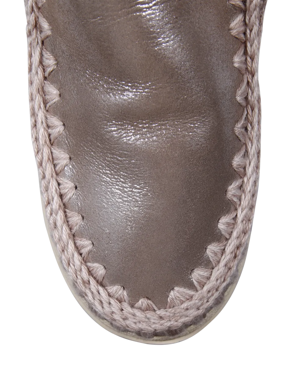 WOMAN MOU GREY LEATHER ESKIMO SNEAKER BOLD